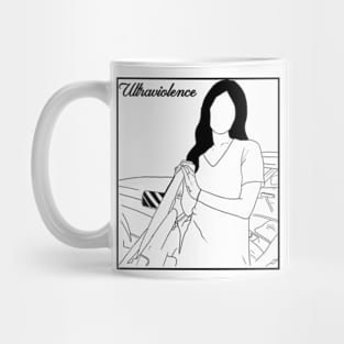 Lana Del Rey Linework Mug